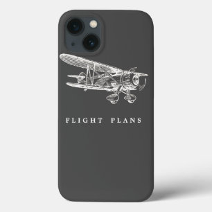 Case-Mate iPhone Case Avion vintage, plans de vol
