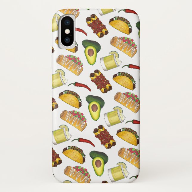 Coques Case-Mate iPhone Avocado mexicain Taco Margarita Enchiladas (Dos)