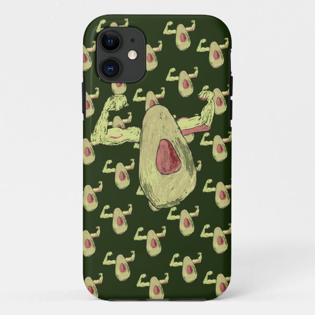 Coques Case-Mate iPhone Avocado musclé (Dos)