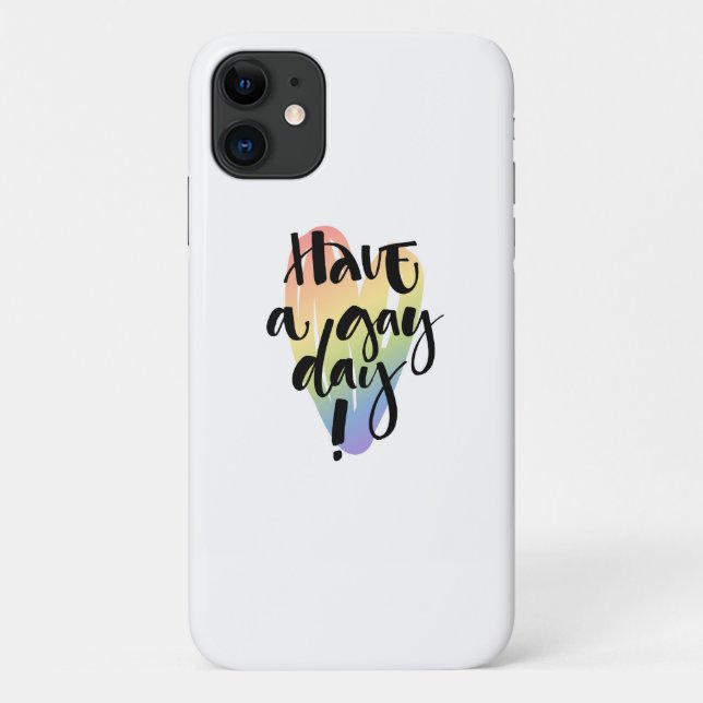 Coques Case-Mate iPhone Avoir Une Journée Gay (Dos)