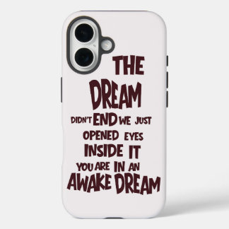 Coques iPhone 16 Awake Dream phone case 