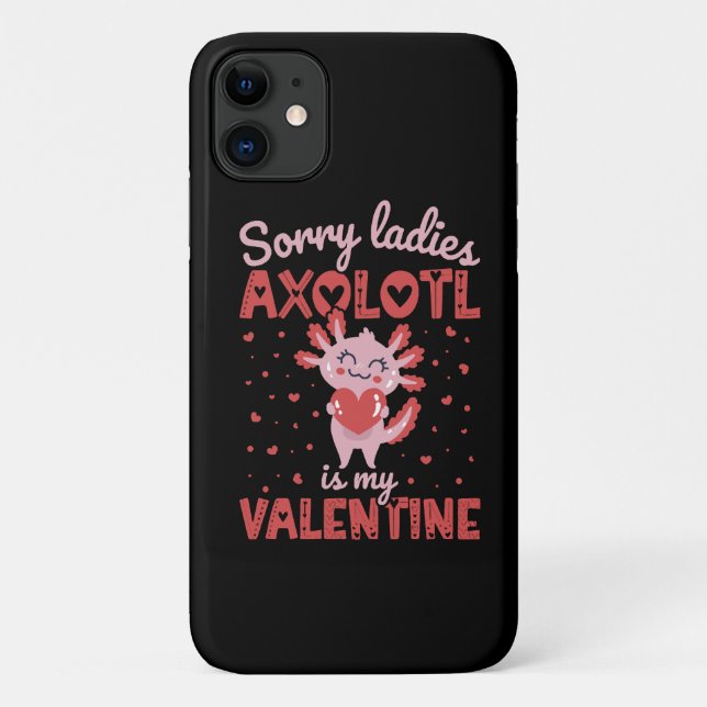 Coques Case-Mate iPhone Axolotl est mon valentin (Dos)