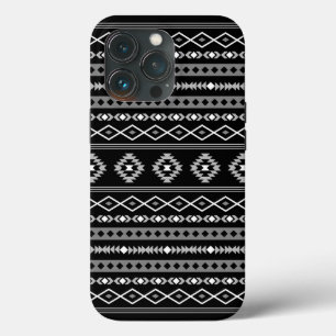 Case-Mate iPhone Case Aztec blanc gris noir Motifs mélangés Motif