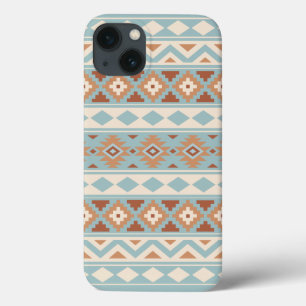 Case-Mate iPhone Case Aztec Essence Ptn IIIb Blue Cream Terracottas