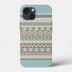 Case-Mate iPhone Case Aztec Influence Motif Crème Bleue Terracottas