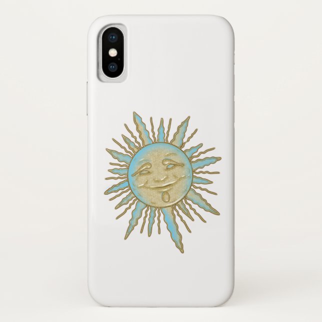 Coques Case-Mate iPhone Aztec Souriant face soleil | Dossier téléphonique (Dos)
