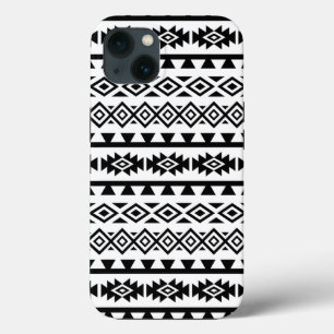 Case-Mate iPhone Case Aztec Stylisé Big Motif II noir sur blanc