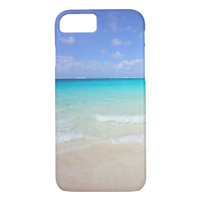 Coques Case-Mate iPhone Azure Blue Caribbean Tropical Beach (Dos)