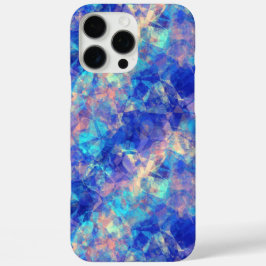 Coques iPhone 16 Pro Max Azure Blue Crumpled Texture
