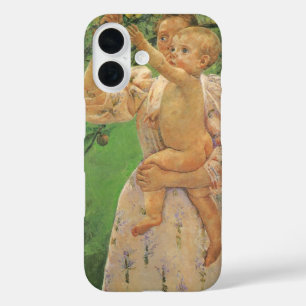 Coques iPhone 16 Baby Reaching for an Apple par Mary Cassatt
