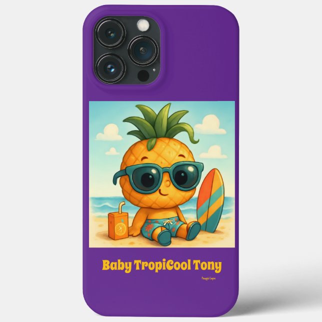 Coques Case-Mate iPhone Baby TropiCool Tony - Pineapple Empire (Verso)