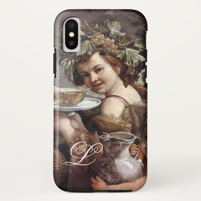 COQUES Case-Mate iPhone BACCHUS AUX RAISINS ET MONOGRAPHIE DE VIN (Dos)