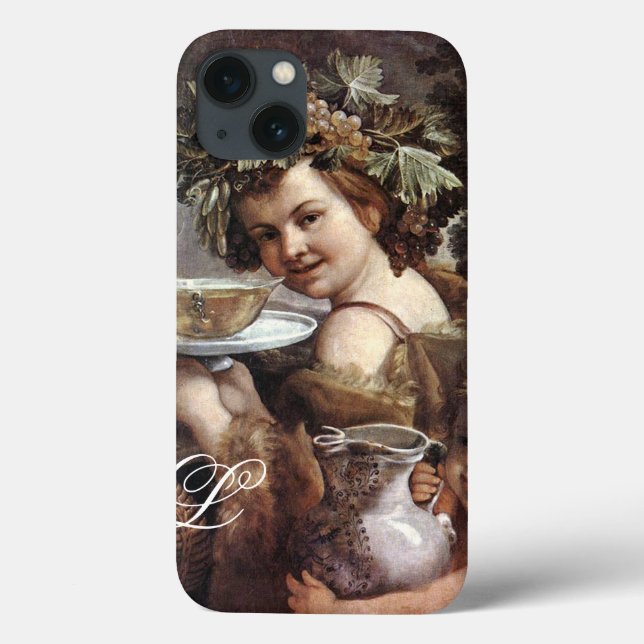 COQUES Case-Mate iPhone BACCHUS AUX RAISINS ET MONOGRAPHIE DE VIN (Verso)