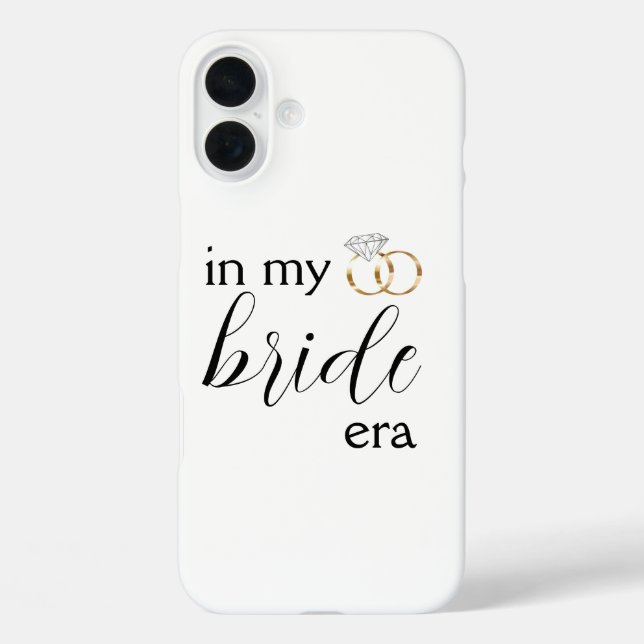 Coques Case-Mate iPhone Bachelorette Gold Bling À Mon Époque De Mariée (Verso)