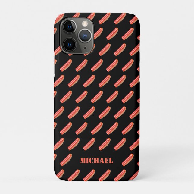 Coques Case-Mate iPhone Bacon personnalisé mignon (Dos)