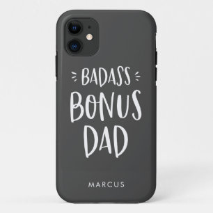 Case-Mate iPhone Case Badass Bonus Papa Stepfather Personnalisé Stepdad