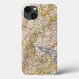 Coques Pour iPhone Baden Germany Atlas Map