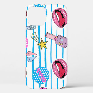 Case-Mate iPhone Case Badges de patchs de dessin animé : pop art.