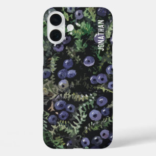 Coques iPhone 16 Plus Baies bleues sauvages