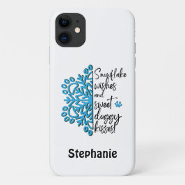 Case-Mate iPhone Case Baisers à neige de chien Paw