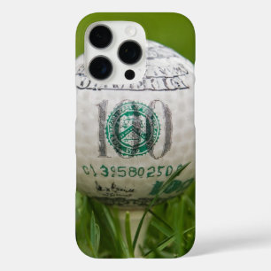 Coques iPhone 16 Pro Bal de golf de 100 dollars