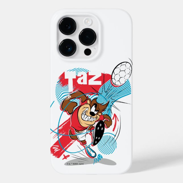 Coques Case-Mate iPhone Bal de soccer TAZ™ (Verso)