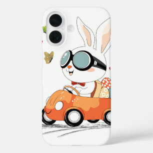 Coques iPhone 16 Balade en hopping Bunny Carrot