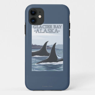 Coque Case-Mate Pour iPhone Baleines #1 - baie de glacier, Alaska d'orque