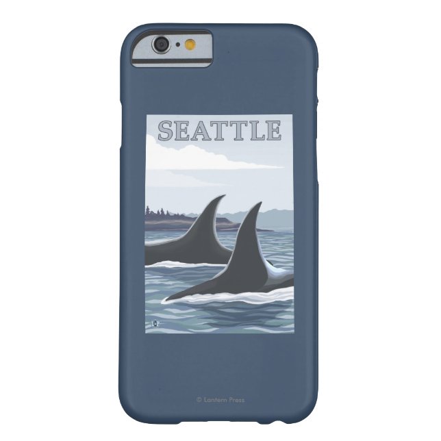 Coques Case-Mate iPhone Baleines #1 - Seattle, Washington d'orque (Dos)