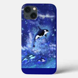 Case-Mate iPhone Case Baleines tueuses en Pleine lune - Dessin