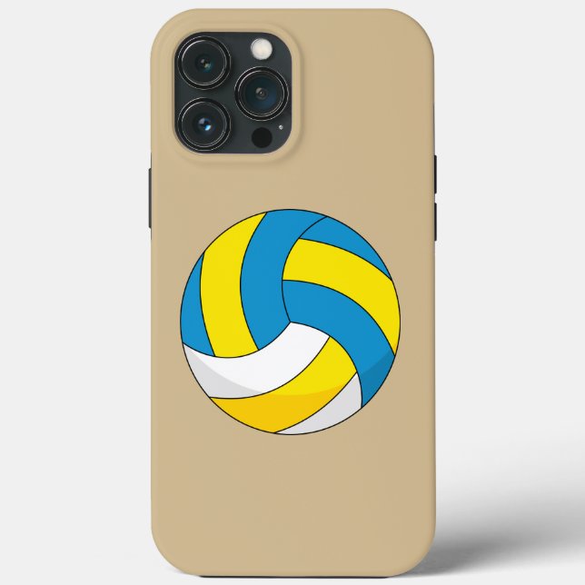 Coques Case-Mate iPhone Balle de volley-ball en dessin (Verso)