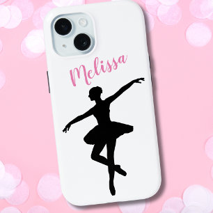 Coque Pour iPhone 15 Ballerina simple personnalisée