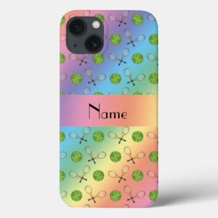 Coques Pour iPhone Balles de tennis nommées personnalisées