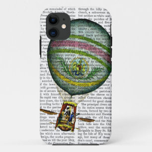 Coque Case-Mate Pour iPhone Ballon à air chaud bleu-clair