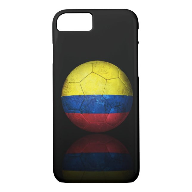 Coques Case-Mate iPhone Ballon de football colombien usé du football de (Dos)
