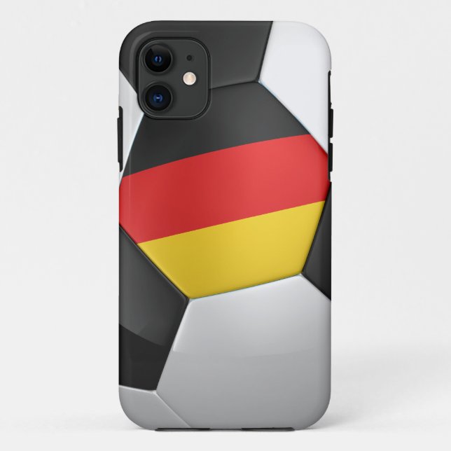 Coques Case-Mate iPhone Ballon de football de l'Allemagne (Dos)