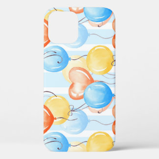 Case-Mate iPhone Case Ballons colorés : aquarelle couleur motif sans cou
