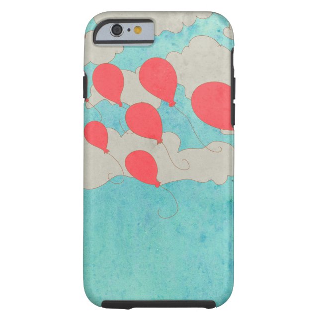 Coques Case-Mate iPhone Ballons rouges (Dos)