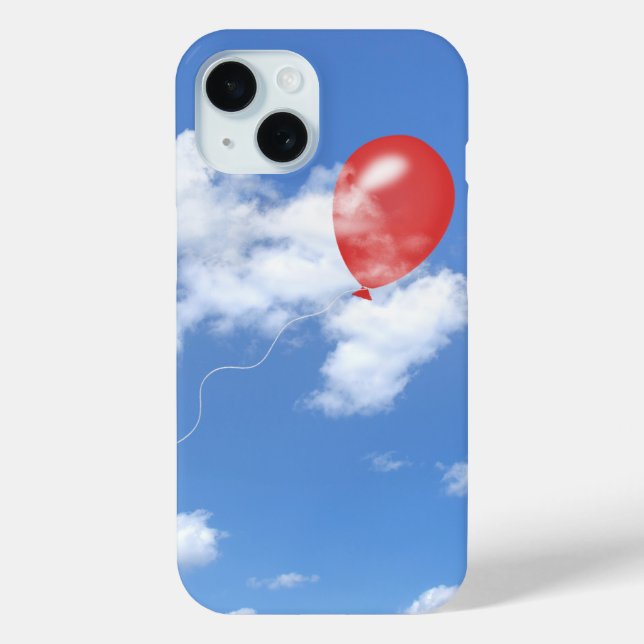 Coques Case-Mate iPhone Ballons Rouges Dans Les Nuages (Verso)