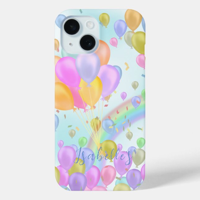 Coques Case-Mate iPhone Balloon Pastel (Verso)