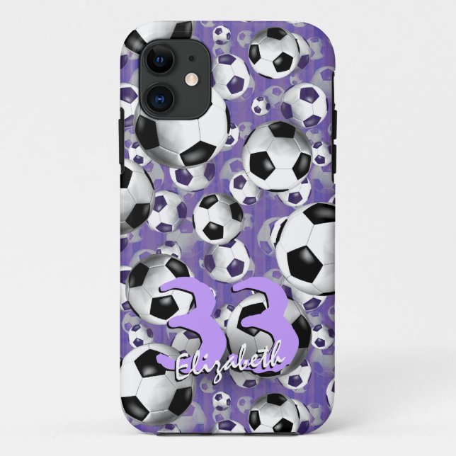 Coques Case-Mate iPhone Ballz de football ! Football féminin (Dos)