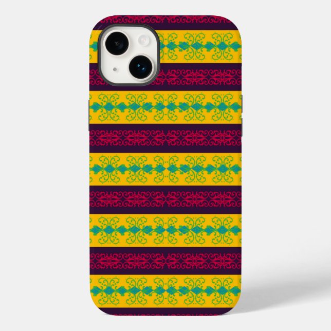 Coques Case-Mate iPhone Bande Boho Brocade (Verso)