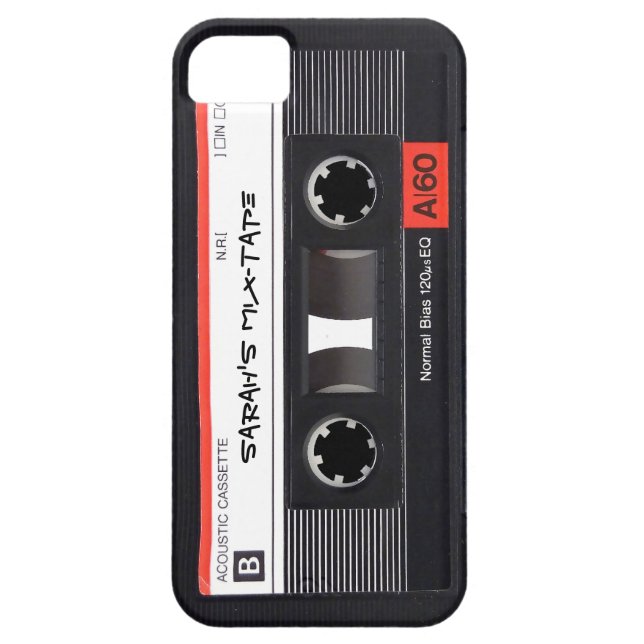 Coques Case-Mate iPhone Bande Cassette personnalisée (Dos)