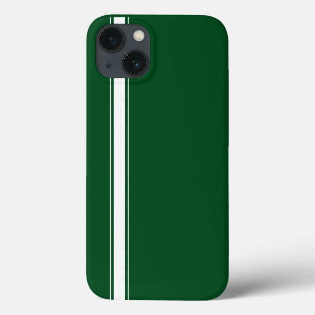 Coques Case-Mate iPhone Bande de course verte (Verso)