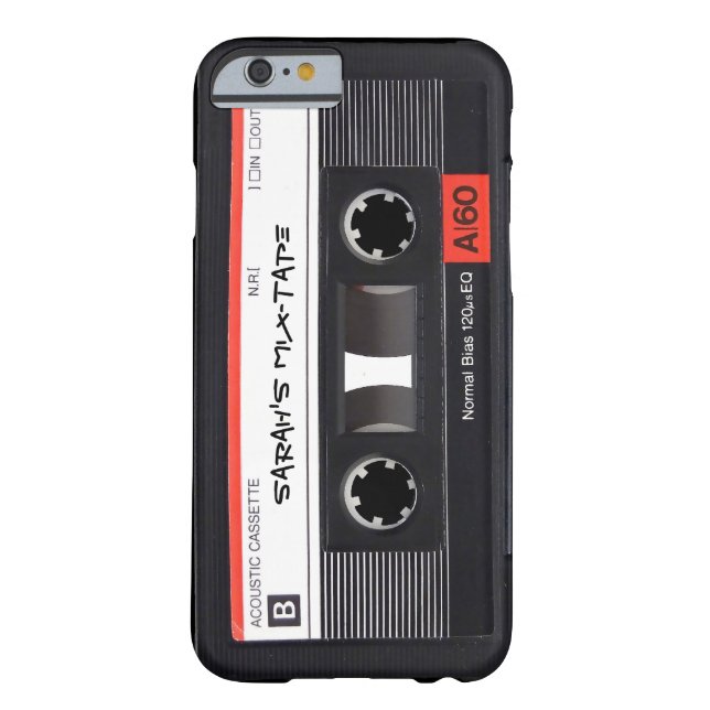 Coques Case-Mate iPhone Bande de la cassette rétroactive personnalisée (Dos)