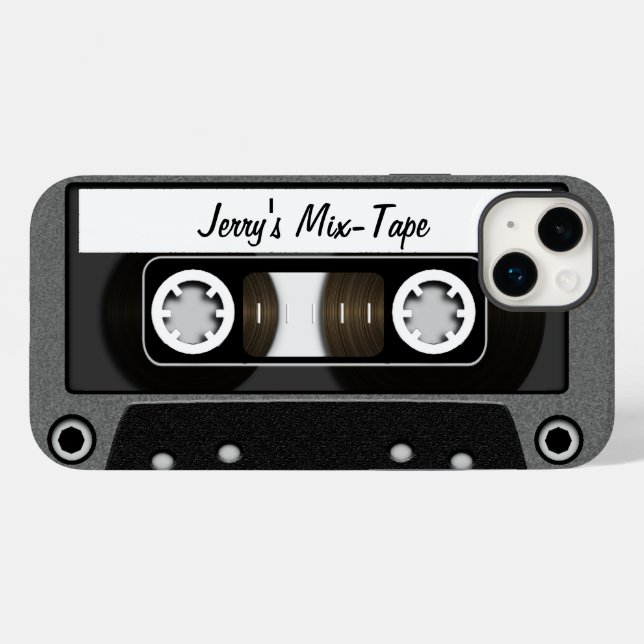 Coques Case-Mate iPhone Bande de mixage personnalisée (Verso (horizontal))