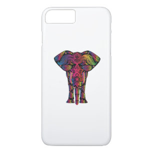 Coque Case-Mate Pour iPhone Bande dessinée colorée d'éléphant
