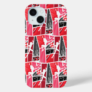 Coque Pour iPhone 15 Bande dessinée Miraculaire Ladybug Paris Motif