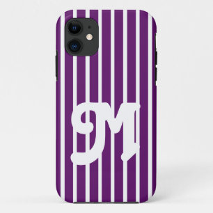 Coque iPhone 11 Bande Safari Violet Africaine
