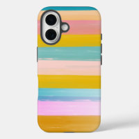 Bandes Abstraites d'aquarelle simple en rose